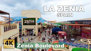 Zenia Boulevard  La Zenia Spain  Costa Blanca  Walking tour 4k 60fps [upl. by Jaala]