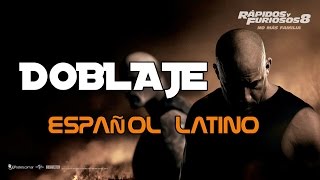 Doblaje de Rápidos Y Furiosos 8 En Español Latino [upl. by Gereld376]