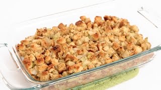 Classic Stuffing Recipe  Laura Vitale  Laura in the Kitchen Episode 843 [upl. by Anoyi]