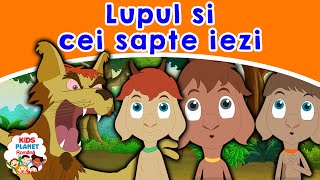 Lupul si cei sapte iezi  Povesti Pentru Copii  Basme În Limba Română  Desene Animate [upl. by Elocn]