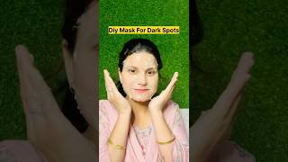 DIY mask for Dark Spots 😱😱 shorts naturalfacemask acnetreatment skincare darkspotsremove [upl. by Seuqramed]