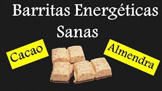 Receta Barritas Energéticas Cacao y Almendra [upl. by Gnol]