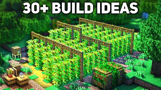 30 Build Projects for Survival Minecraft 119 7 [upl. by Aneleh]