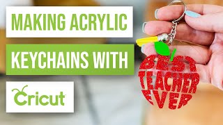 🤩 Making Acrylic Keychains With Cricut [upl. by Adrianne]