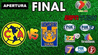 FECHAS HORARIOS Y CANALES PARA LA FINAL DE LA LIGA MX APERTURA 2023 [upl. by Lisan]