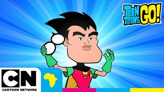 Robin Takes Off His Mask  Teen Titans Go  Cartoon Network Africa [upl. by Silda778]