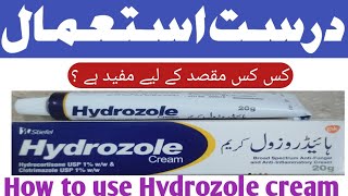 Hydrozole creamHydrozole cream used for in UrduHydrozole for babyfaceHydrozole cream istemal [upl. by Ateinotna991]