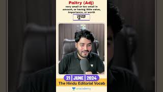 21 June 2024  The Hindu Editorial Vocab  Editorial by Vishal sir [upl. by Ardnal437]