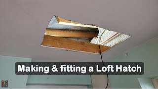 Finally fitting a custom Loft Hatch  Access Panel [upl. by Enorel724]