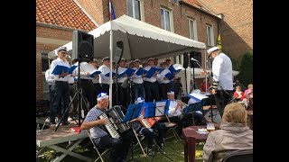 Het Hertals Zeemanskoor op Montmartre Herentals Begijnhof 10 september 2017 [upl. by Rodger264]