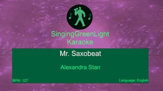 Alexandra Stan  Mr Saxobeat  Karaoke Version [upl. by Airdnal455]