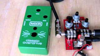 MXR Classic Overdrive 2mode [upl. by Williamsen]