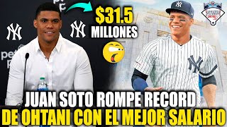 INCREIBLE JUAN SOTO FIRMA CONTRATO MILLONARIO con los YANKEES y ROMPE RECORD DE SHOHEI OHTANI  MLB [upl. by Kcireddor]