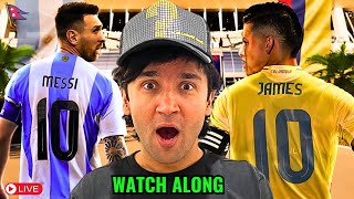 🔴LIVE  ARGENTINA vs COLOMBIA COPA AMERICA 2024 Watch Along [upl. by Asiret91]