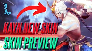 NEW SKIN FOR KAYN WILD RIFT Skin Preview🌙🗡️Nightbringer Kayn [upl. by Zolnay]