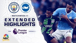 Manchester City v Brighton  PREMIER LEAGUE HIGHLIGHTS  10212023  NBC Sports [upl. by Eliezer]