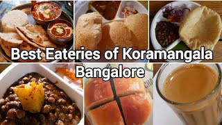 A Day of Eating in Koramangala Bangalore Best Restaurant Food amp Eateries Bengaluru  Khana Mubarak [upl. by Anaib]