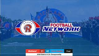 District 6 2A Championship  Richland Rams vs Cambria Heights Highlanders [upl. by Lexis]