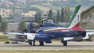 FRECCE TRICOLORI  AEROPORTO DI FALCONARA 18082022 ARRIVO [upl. by Eylrac]