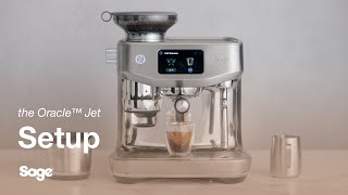 the Oracle™ Jet  Unboxing and setting up your coffee machine  Sage Appliances UK [upl. by Finbur]