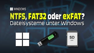 NTFS FAT32 und exFAT  Dateisysteme unter Windows  EINFACH ERKLÄRT [upl. by Baptiste]