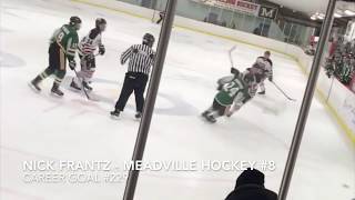 Nick Frantz  Meadville Hockey  Career Goal 229 [upl. by Noe809]