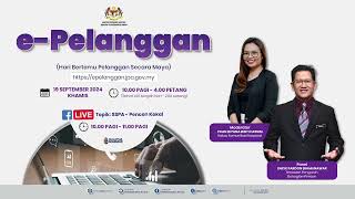 FB LIVE EPELANGGAN JPA  TOPIK SSPA – PENCEN KEKAL  19 SEPTEMBER 2024 KHAMIS  1000 PAGI [upl. by Sesom]