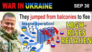 30 Sep FOOTAGE Defeated Russian Soldiers JUMP FROM TOP FLOORS TO ESCAPE  War in Ukraine Explained [upl. by Ayotyal239]