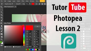 Photopea  Lesson 2  Interface [upl. by Miof Mela993]