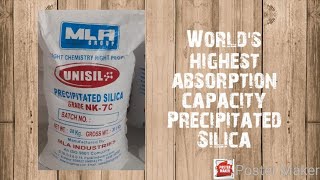 UNISIL NK7 Worlds best anticaking Precipitated Silica [upl. by Templer424]