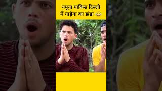 Namuna Pakistani Delhi Me Gadega Jhanda🤔shorts youtubeshorts pakistanireaction [upl. by Yahsed685]