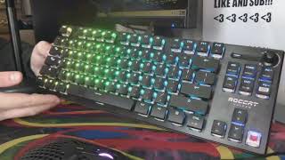 Roccat Vulcan TKL Pro Keyboard Swarm Software Review [upl. by Yffub]