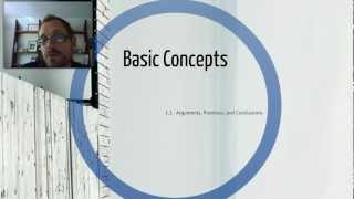 11 Basic Concepts Arguments Premises amp Conclusions [upl. by Neomah771]