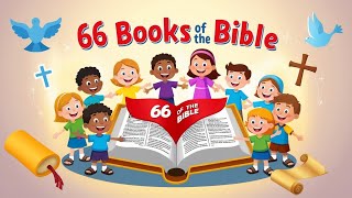 66 Books of the Bible  Old and New Testament for Kids  Bible school for kids [upl. by Tseng]