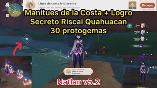 Genshin Impact Manitues de la Costa  Logro Secreto Riscal Quahuacan Natlan v52 [upl. by Tillman]