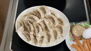 Cooking Gyoza 🥟 And Lunch Box or Obento for my Kids [upl. by Osborn]