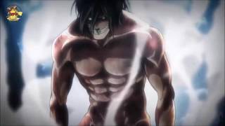 Eren First Titan Transformation HD  Eren ilk Titan dönüşümü HD [upl. by Aiam]