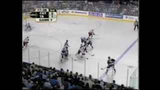 A better look at Martin Gelinas goal in game 6 Stanley Cup Final 2004 [upl. by Dorelia217]