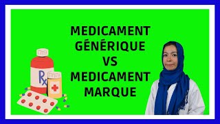 Difference Médicament Générique et Médicament Princeps [upl. by Candide]