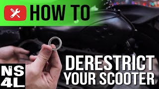 How To Derestrict Your Genuine Roughhouse Scooter  NS4L HowTos [upl. by Nylatsirhc]