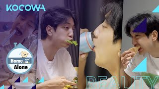 Mukbang quotHome Alonequot Heo Hoons Eating Sho [upl. by Nohs]