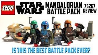 LEGO MANDALORIAN Battle Pack SET 75267 REVIEW 2020 Star Wars Set [upl. by Southard758]