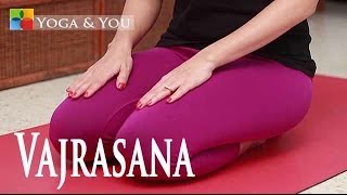 Vajrasana  Ventuno Yoga and You [upl. by Ellednahc]