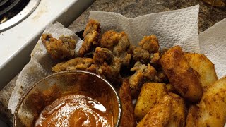 Ep 86 Fried Gizzards n Potato Wedges [upl. by Serles704]