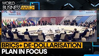 BRICS Eyes DeDollarisation of Global Crossborder Payments System  WOrld Business Watch  WION [upl. by Ajidahk]