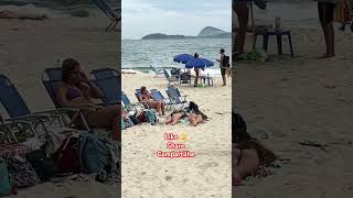 🏝️Brazilian Beach Rio de Janeiro Brazil shorts feedshorts beach [upl. by Ahsemit]