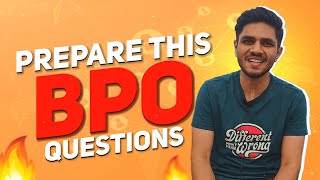 Top 4 BPO Interviews Questions for Freshers  Must Know🔥 [upl. by Oelgnaed]