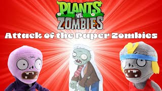 Plants vs Zombies Plush  Attack of the Paper Zombies [upl. by Alleuqcaj]