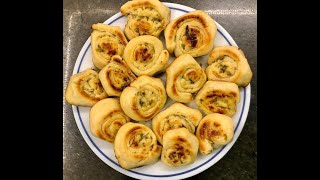 Garlic Bread Rolls In Pan  No Oven Garlic Bread Rolls Recipe  Snacks Recipe [upl. by Nojid]