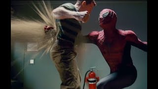 Spider Man vs Sand Man First Fight REVERSE Scene Spider Man 3 2007 Movie CLIP HD [upl. by Kyne]